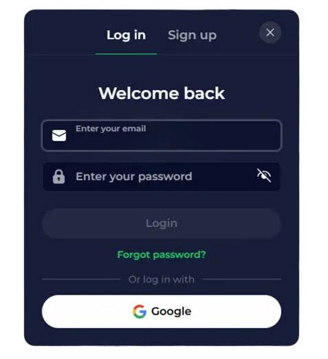 NineWin login screen